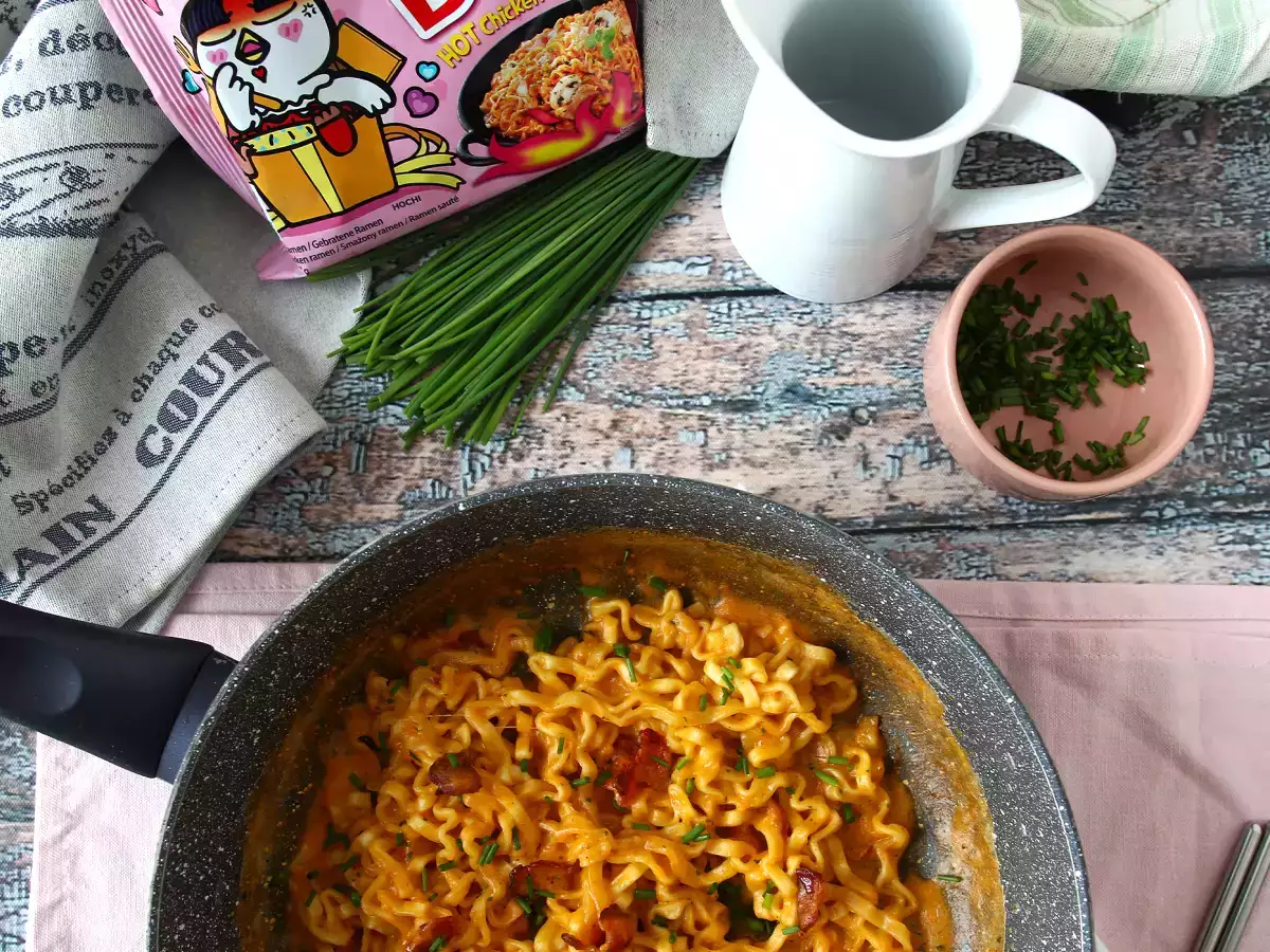 Buldak erişte carbonara lezzeti nasıl pişirilir? En iyi tarif! - fotoğraf 4