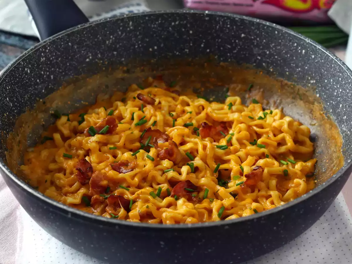 Buldak erişte carbonara lezzeti nasıl pişirilir? En iyi tarif! - fotoğraf 5