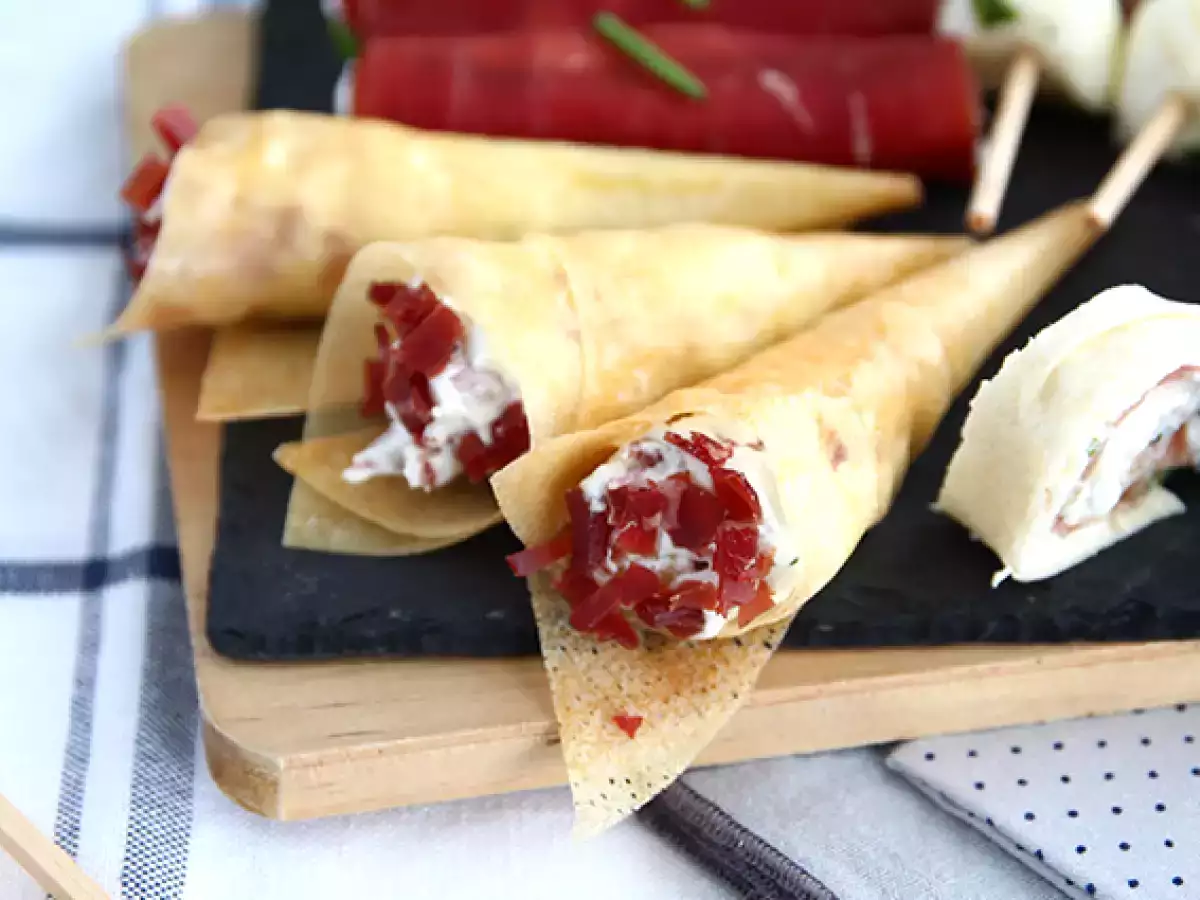 Bündnerfleisch ile tuğla bisküviler - fotoğraf 2