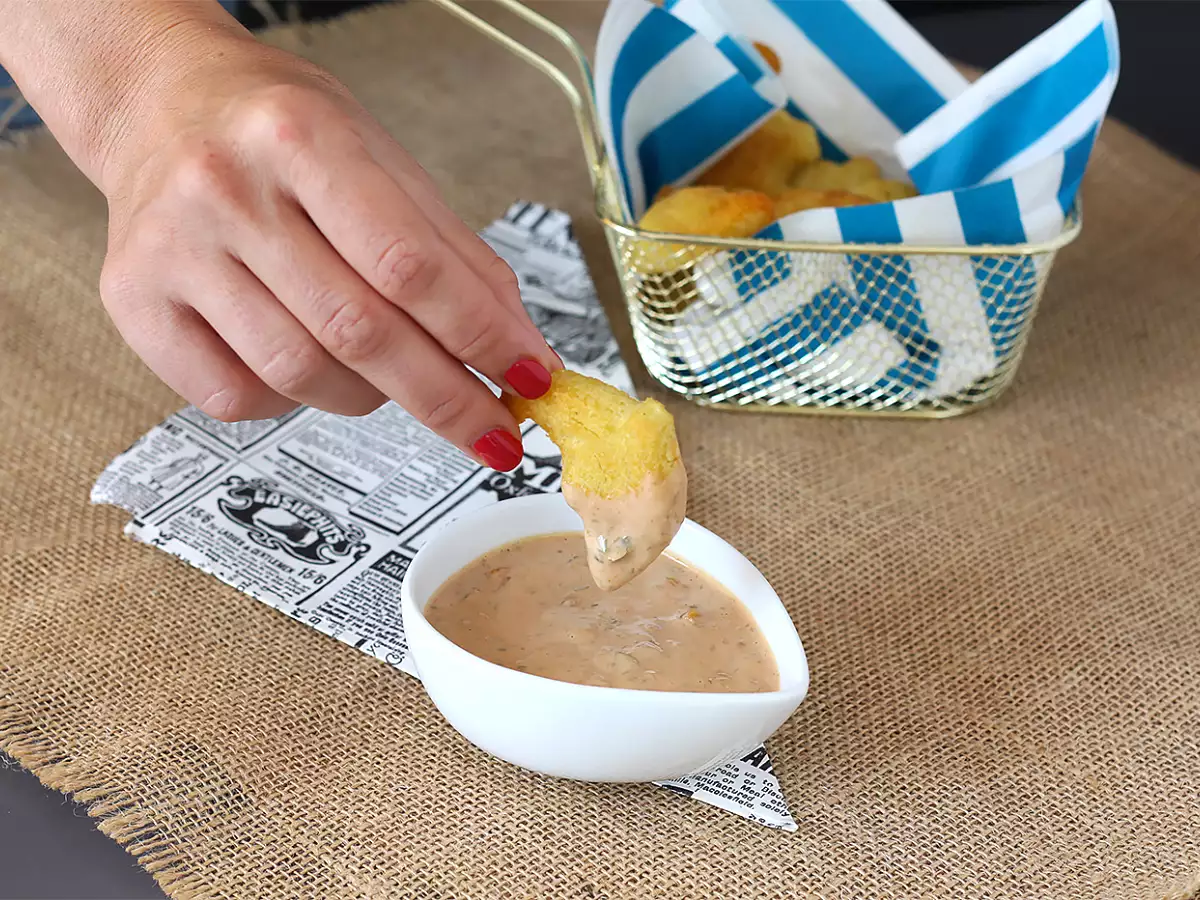 Burger sosu - Burgerler, patates kızartmaları, ızgaralar ve daha fazlası için mükemmel - fotoğraf 3