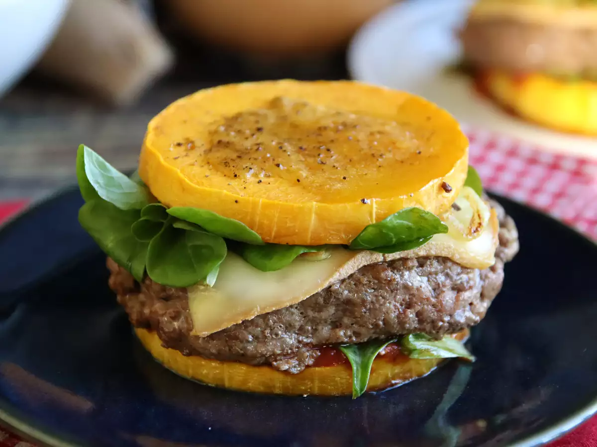 Butternut kabağı burgeri (ekmeksiz!) - fotoğraf 2