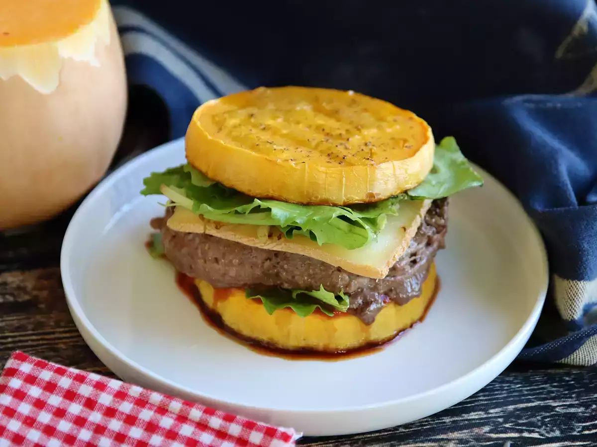 Butternut kabağı burgeri (ekmeksiz!) - fotoğraf 4