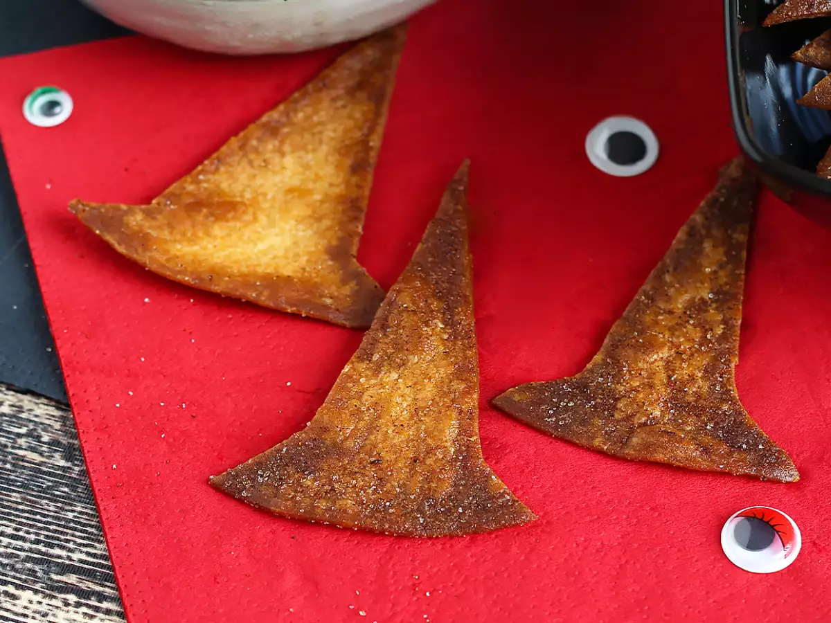 Cadı Şapkası Şeklinde Tortilla Cipsleri - fotoğraf 3