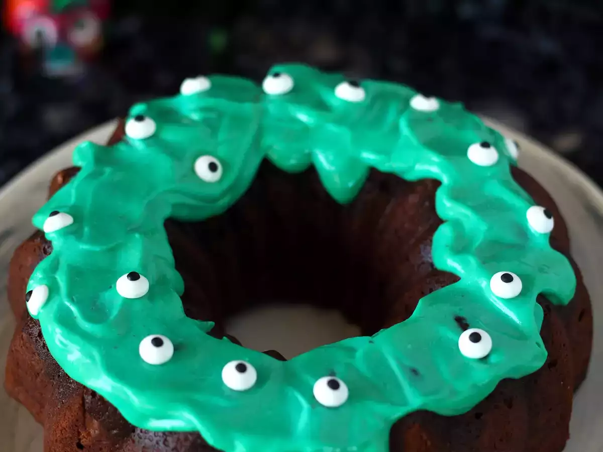 Cadılar Bayramı Bundt keki, ağız sulandıran çikolatalı bundt kek - fotoğraf 7