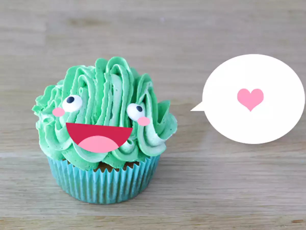 Cadılar Bayramı Canavar Cupcake'leri - fotoğraf 3