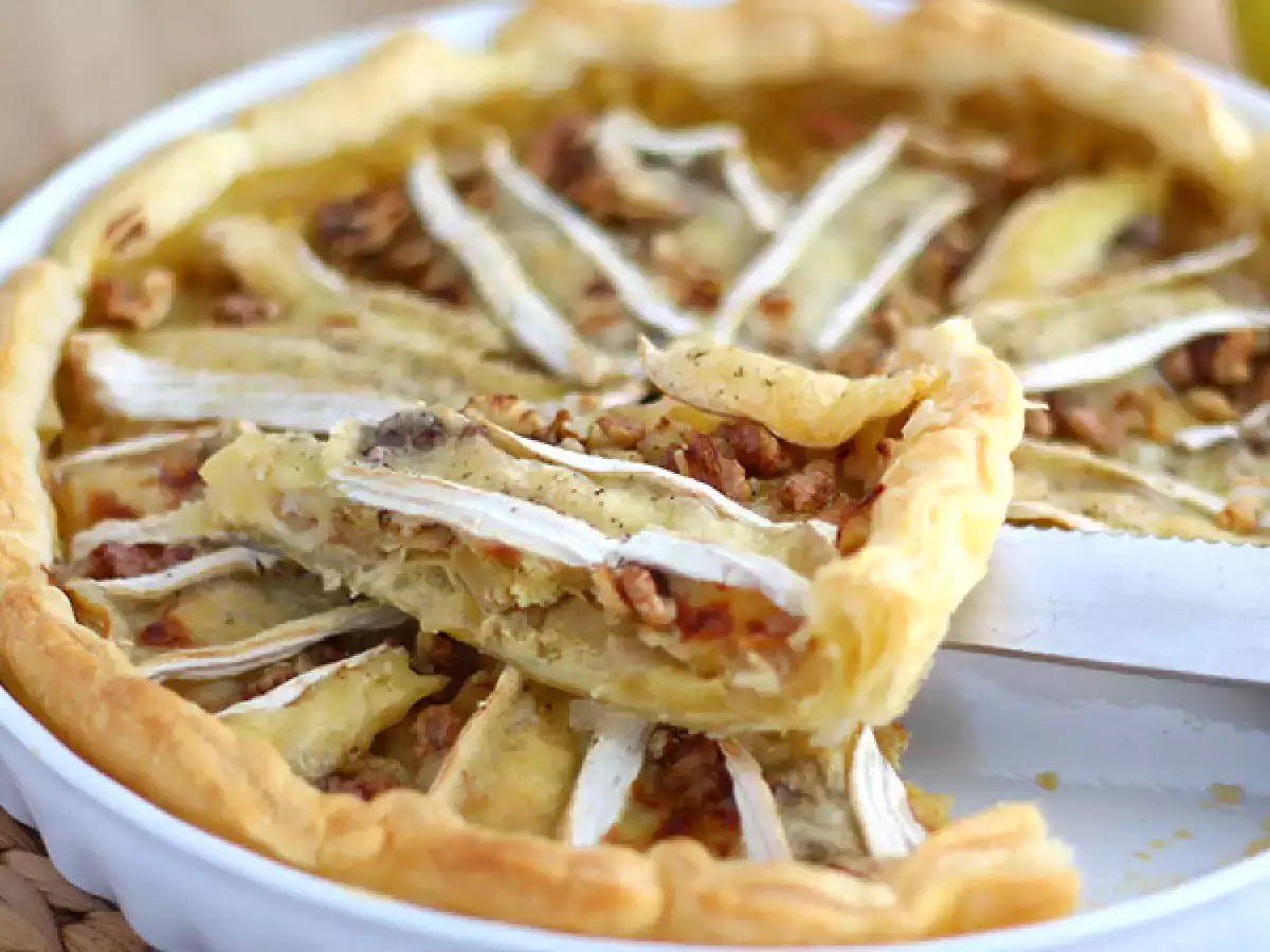 Camembert ve elmalı tart - fotoğraf 3