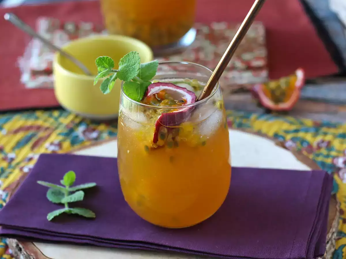 Çarkıfelek meyveli buzlu çay - fotoğraf 7