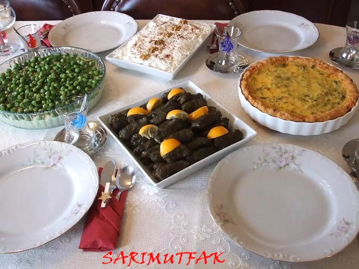 ÇAY DAVETİ VE KABAKLI KİŞ - fotoğraf 3