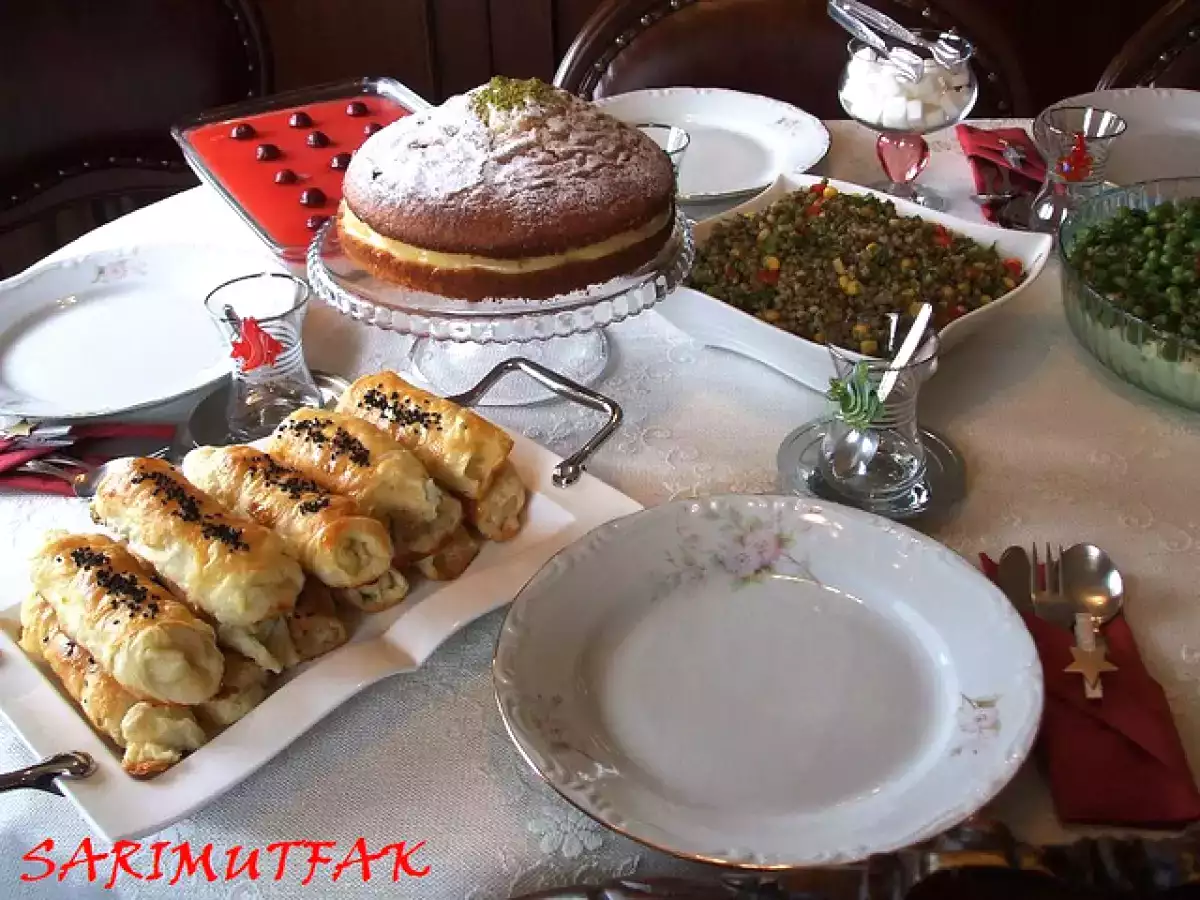 ÇAY DAVETİ VE KABAKLI KİŞ - fotoğraf 5