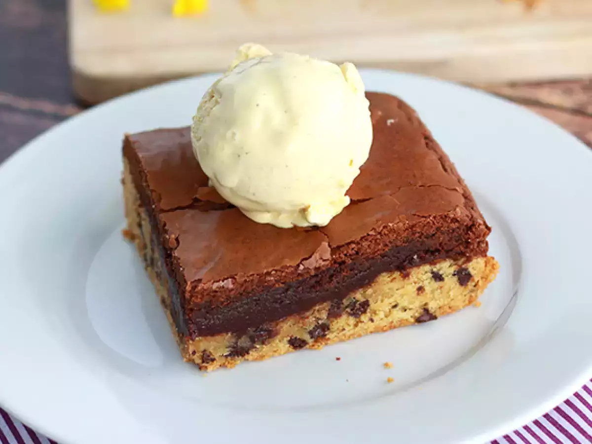 Çay Saati İçin Brookie Tarifi: Kurabiye ve Brownie Bir Arada