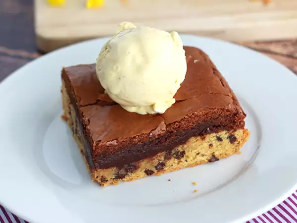 Tarif Çay saati i̇çin brookie tarifi: kurabiye ve brownie bir arada