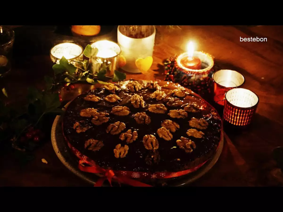 Cevizli, çikolatalı Noel pastası ANYZ tarifleri XII - fotoğraf 2