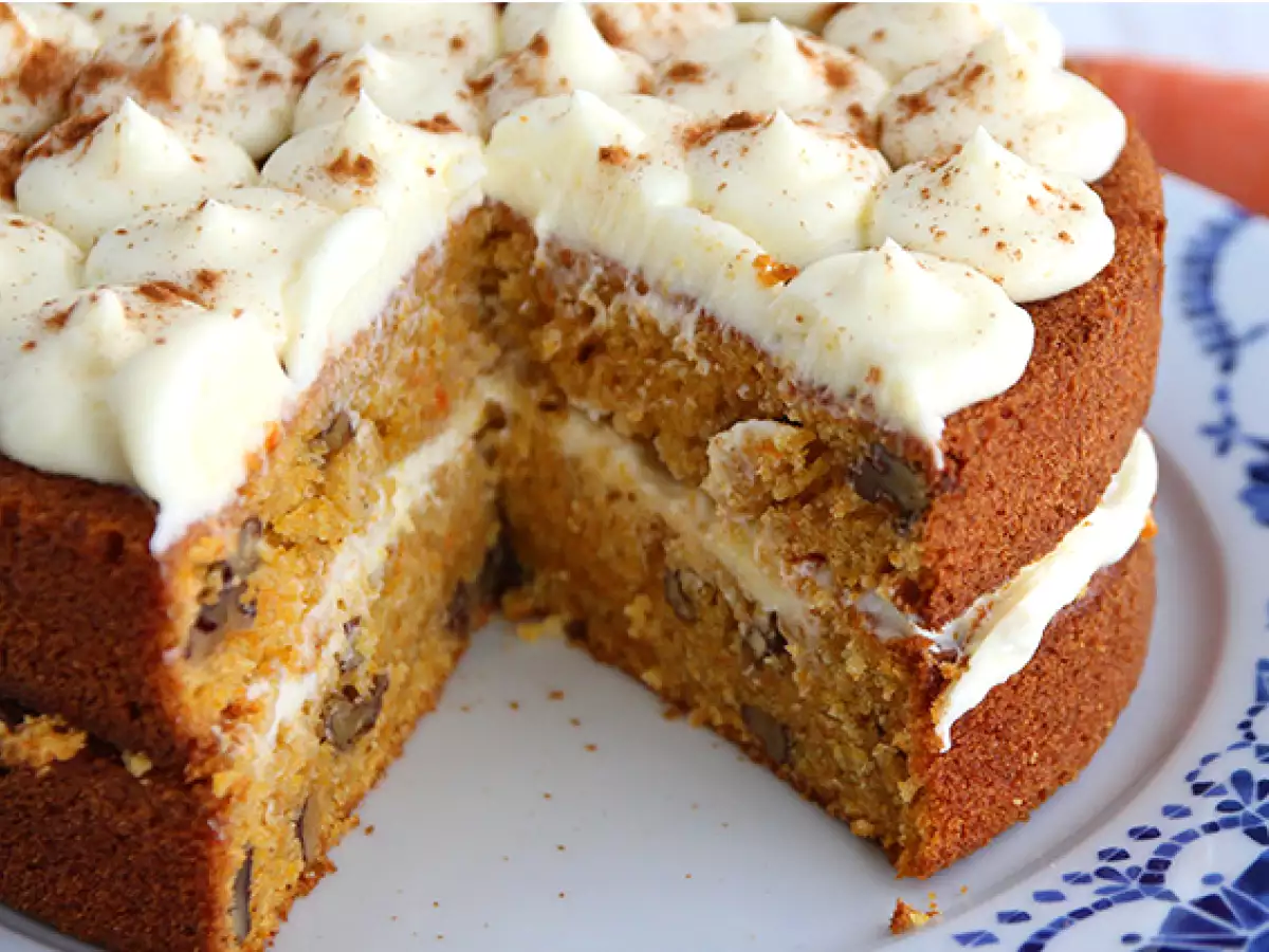 Cevizli Havuçlu Kek (Carrot Cake) - fotoğraf 2