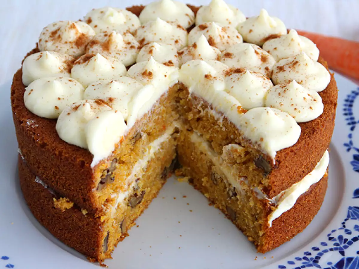Cevizli Havuçlu Kek (Carrot Cake) - fotoğraf 4