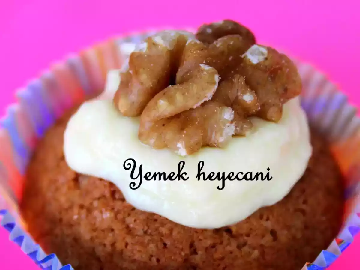 Cevizli nefis cupcake