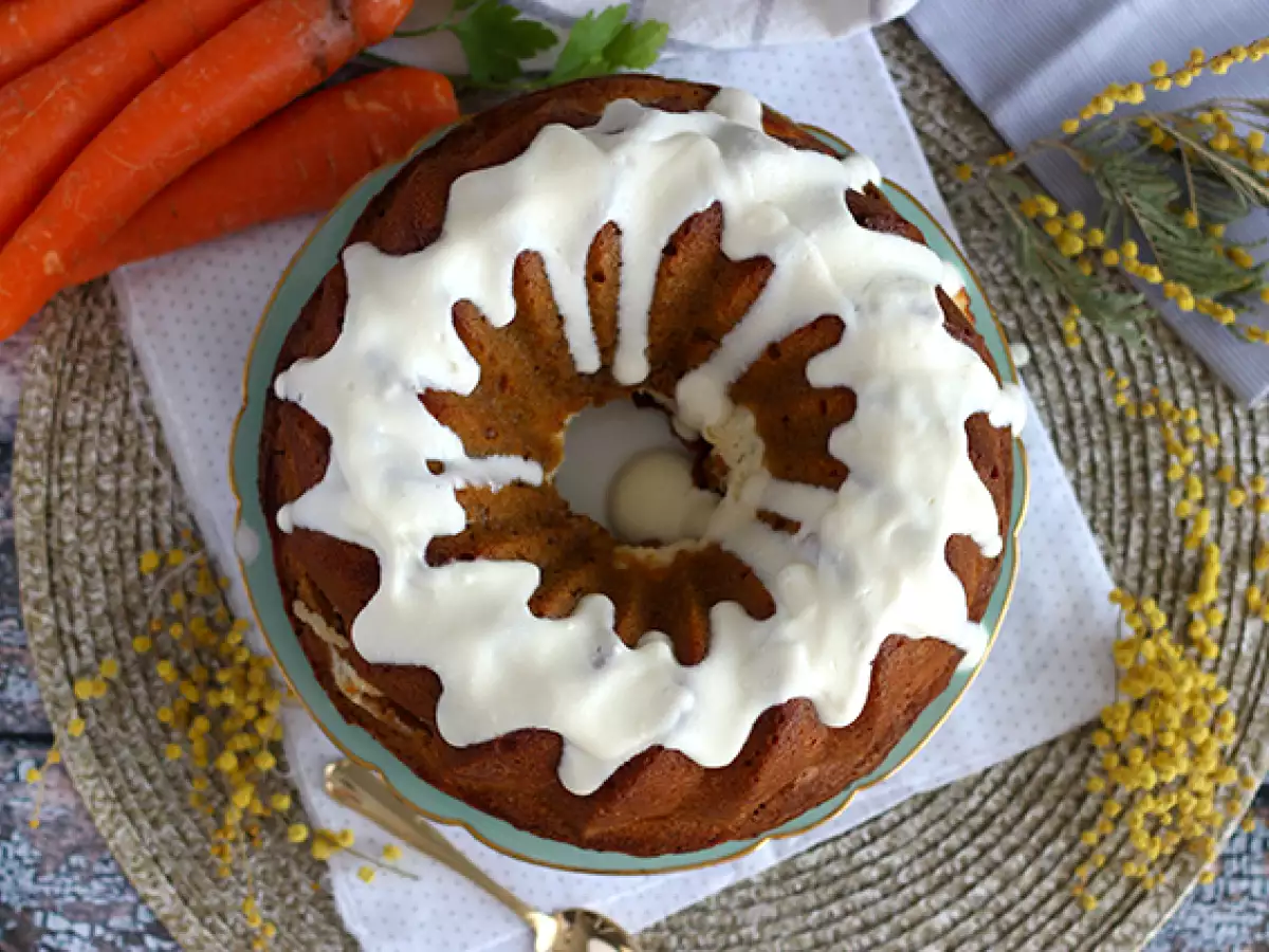 Cheesecake Dolgulu Havuçlu Kek - fotoğraf 5