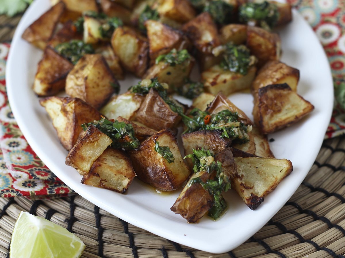 Chimichurri ile fırında patates - fotoğraf 2