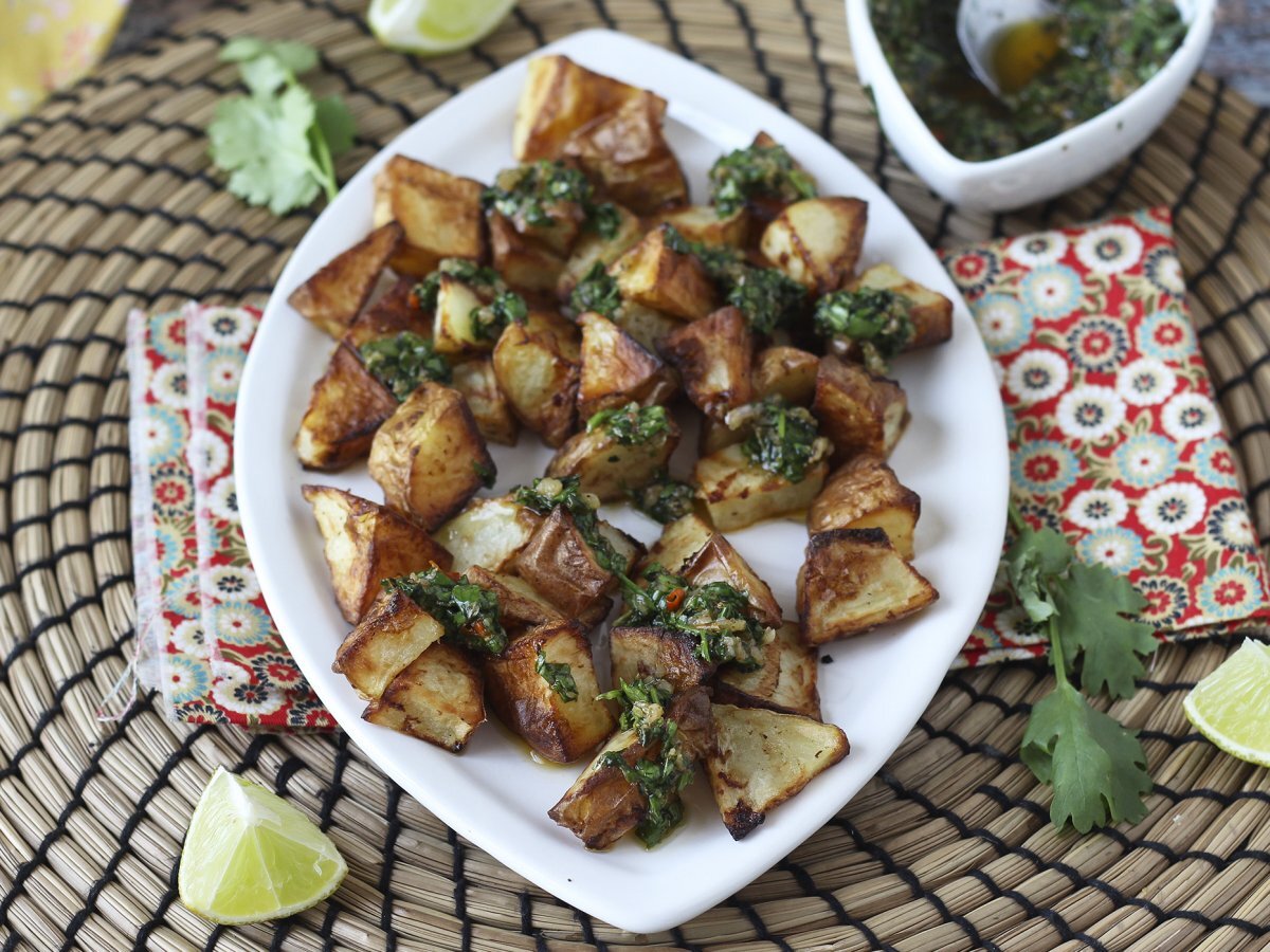 Chimichurri ile fırında patates - fotoğraf 3