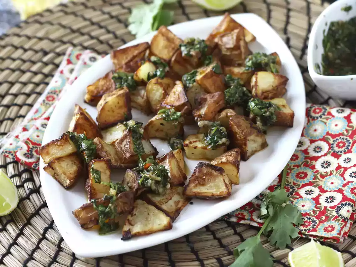 Chimichurri ile fırında patates - fotoğraf 4