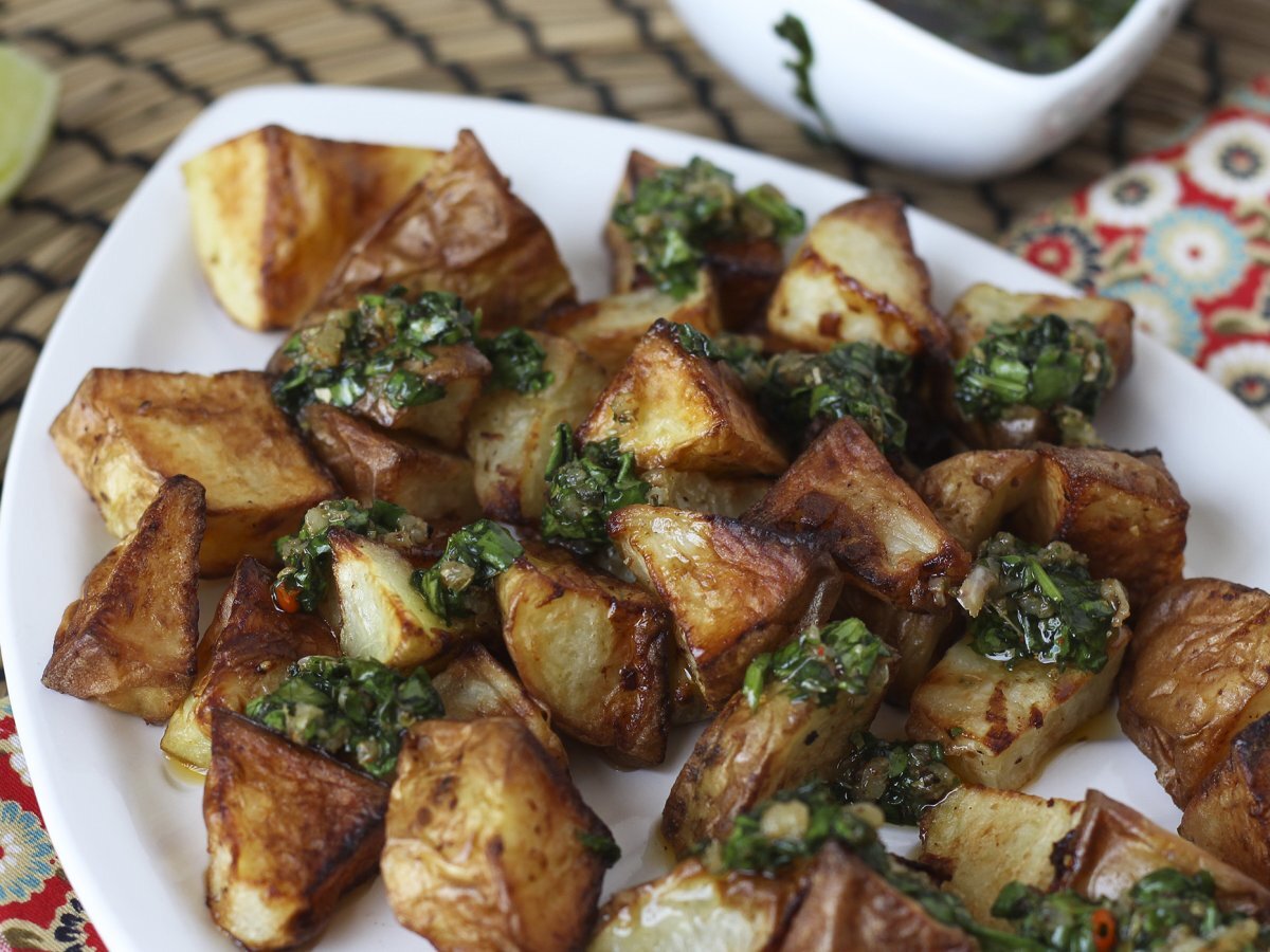 Chimichurri ile fırında patates - fotoğraf 5