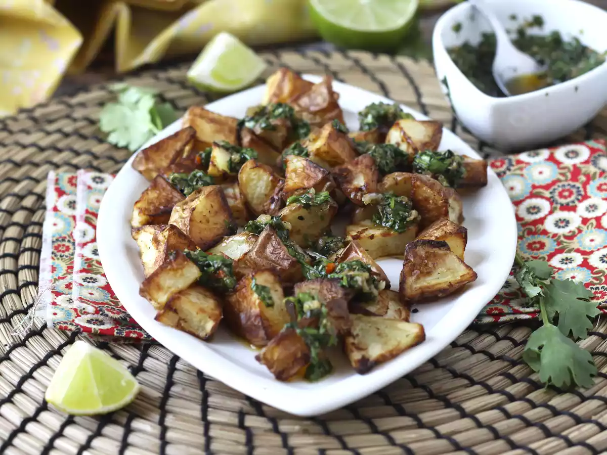 Chimichurri ile fırında patates - fotoğraf 6