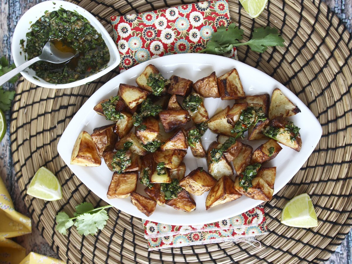 Chimichurri ile fırında patates - fotoğraf 7