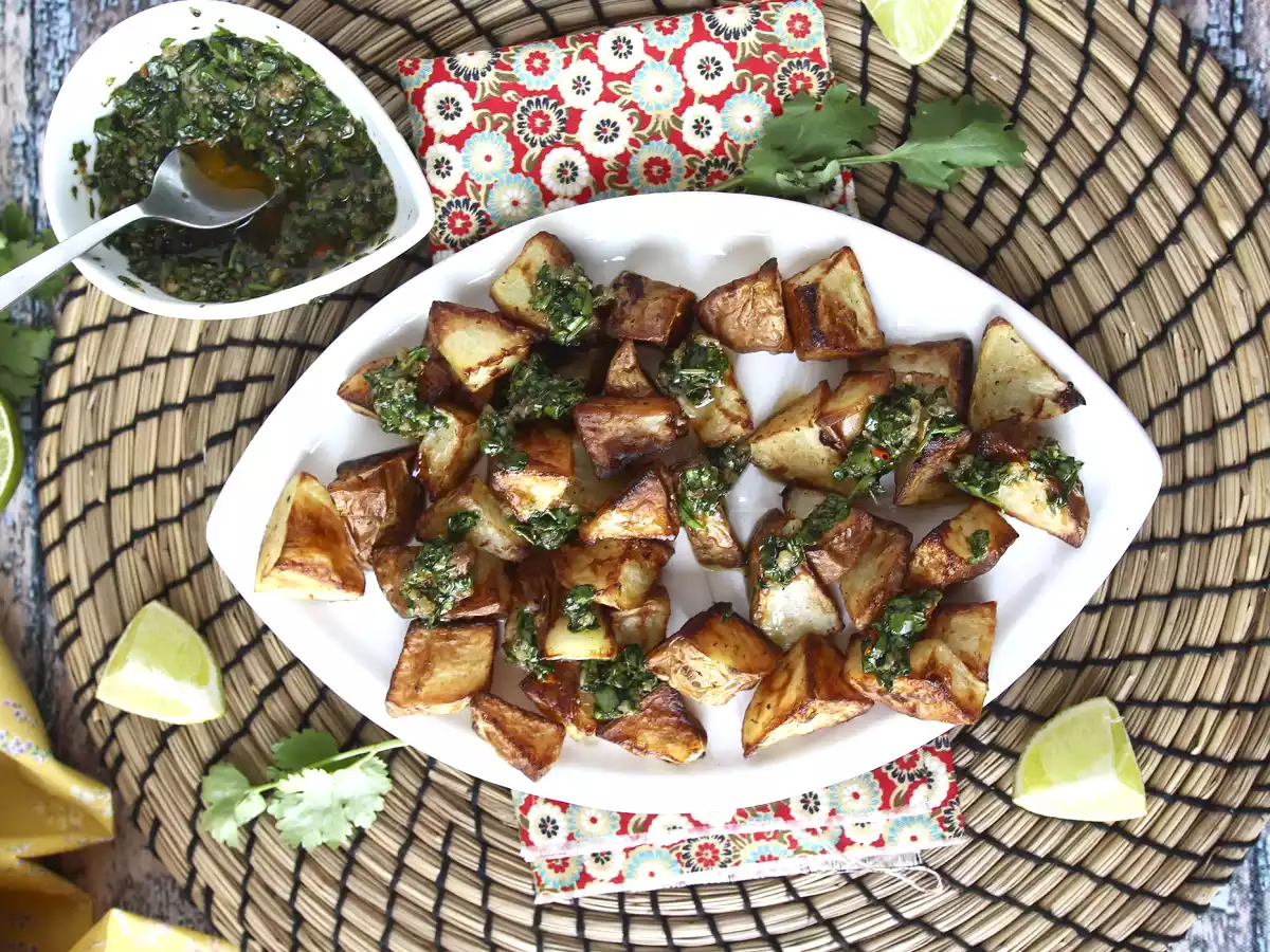 Chimichurri ile fırında patates - fotoğraf 7
