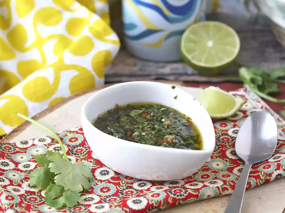 Chimichurri sosu: kızartmalarınız ve barbeküleriniz için mükemmel bir dokunuş. - fotoğraf 2