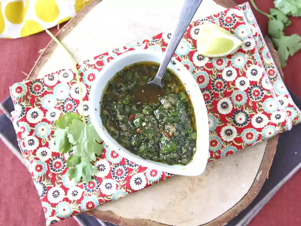 Chimichurri sosu: kızartmalarınız ve barbeküleriniz için mükemmel bir dokunuş. - fotoğraf 3