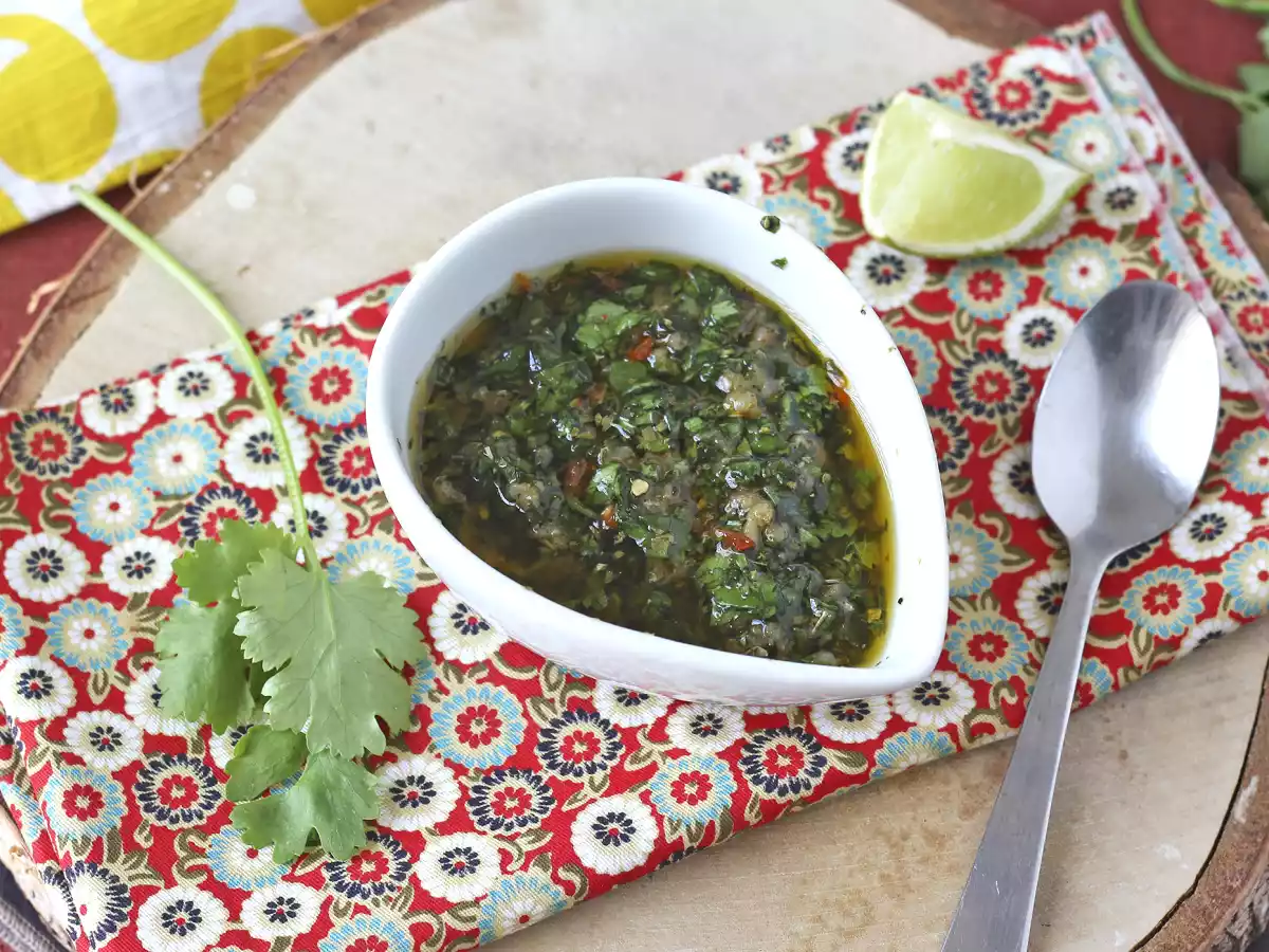 Chimichurri sosu: kızartmalarınız ve barbeküleriniz için mükemmel bir dokunuş. - fotoğraf 5