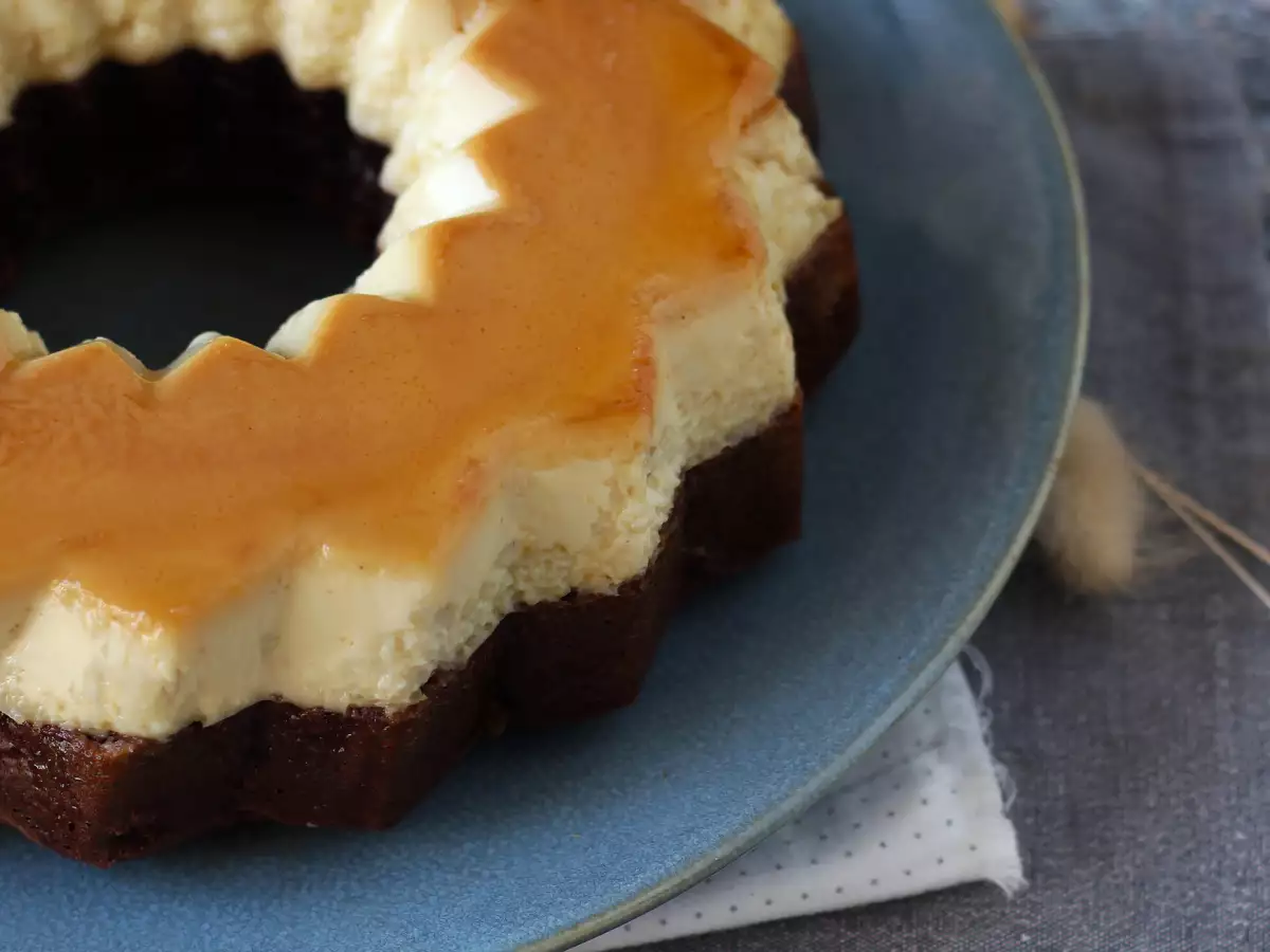 Chocoflan: yumuşacık çikolatalı kek ile vanilyalı karamelli flanın mükemmel birleşimi - fotoğraf 4