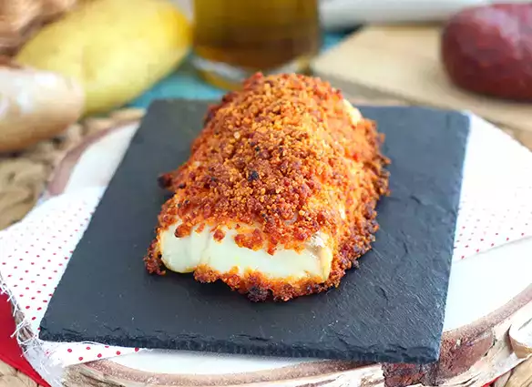 Chorizo kabuğunda morina balığı