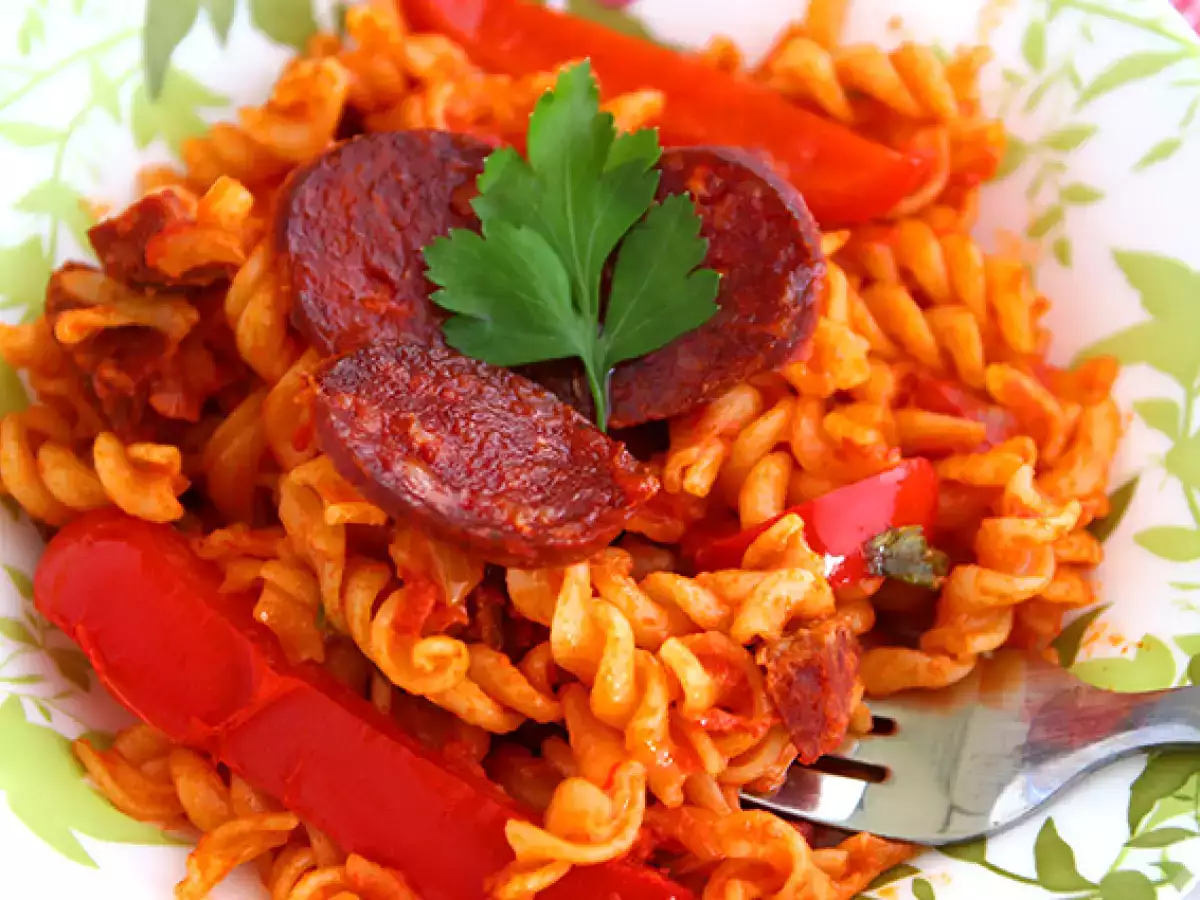 Chorizolu Makarna - fotoğraf 2