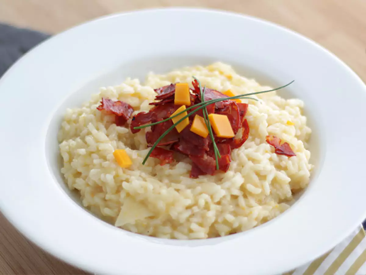 Chorizolu ve Peynirli Risotto Tarifi - fotoğraf 2