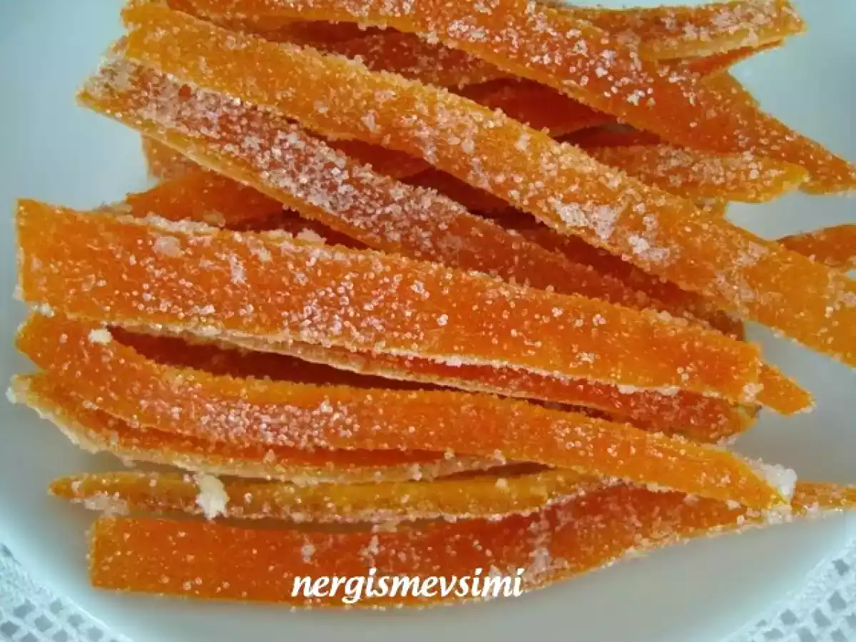 ÇİKOLATALI PORTAKAL KABUĞU ŞEKERLEMESİ - fotoğraf 2