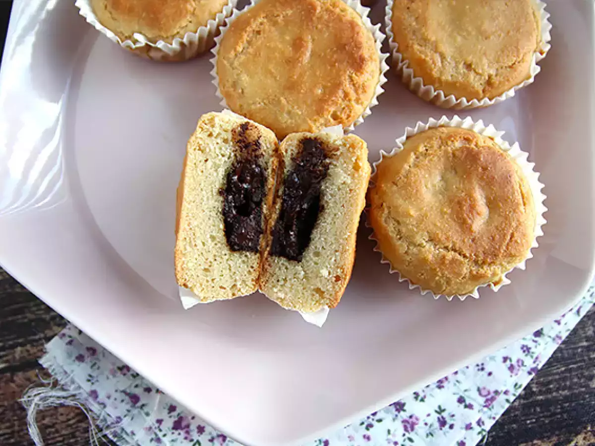 Çikolata Dolgulu Muffinler – Vegan ve Glütensiz - fotoğraf 2