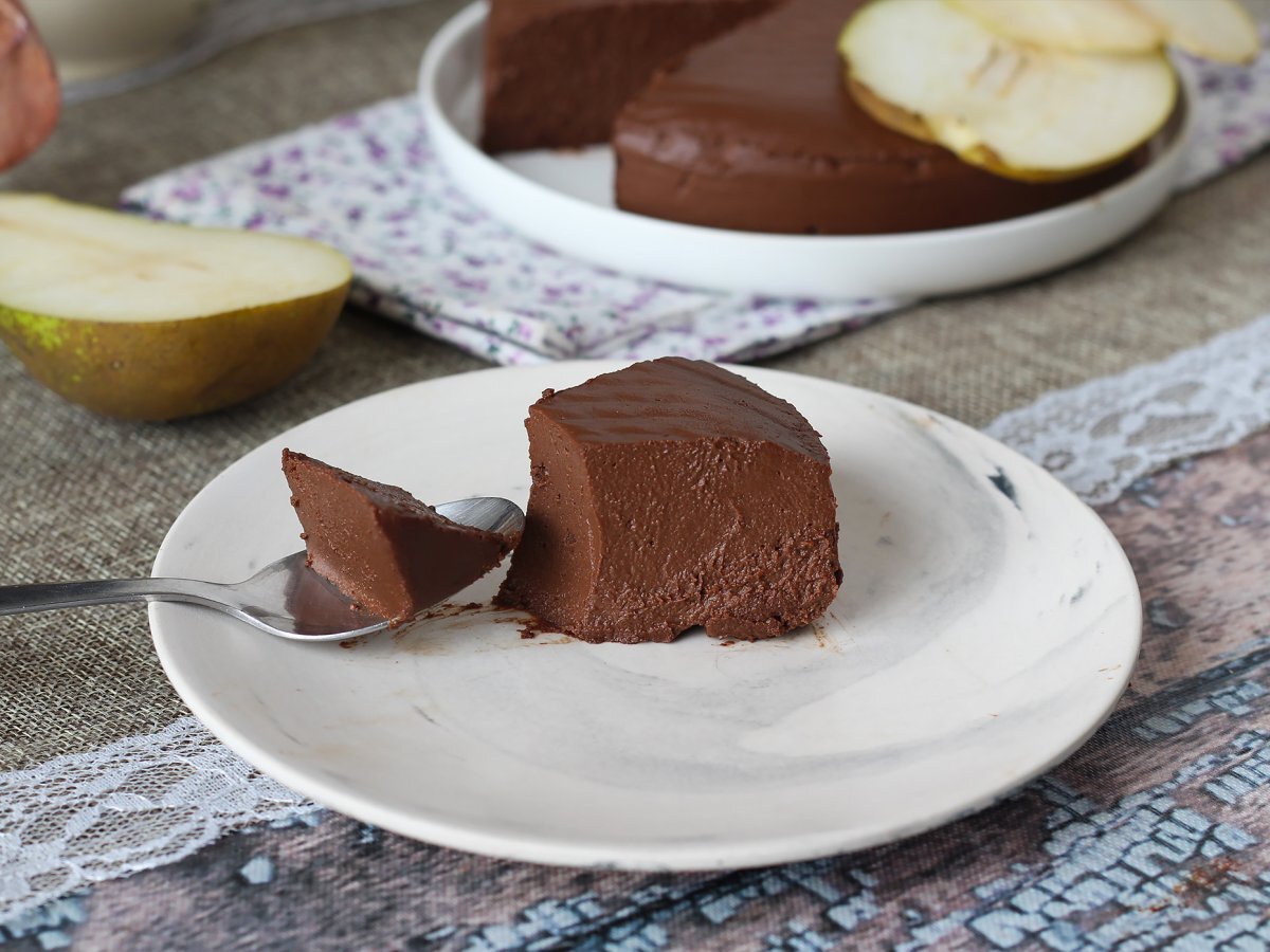 Çikolatalı armutlu fudge, sadece 2 malzeme ile yapımı süper kolay bir tatlı! - fotoğraf 3