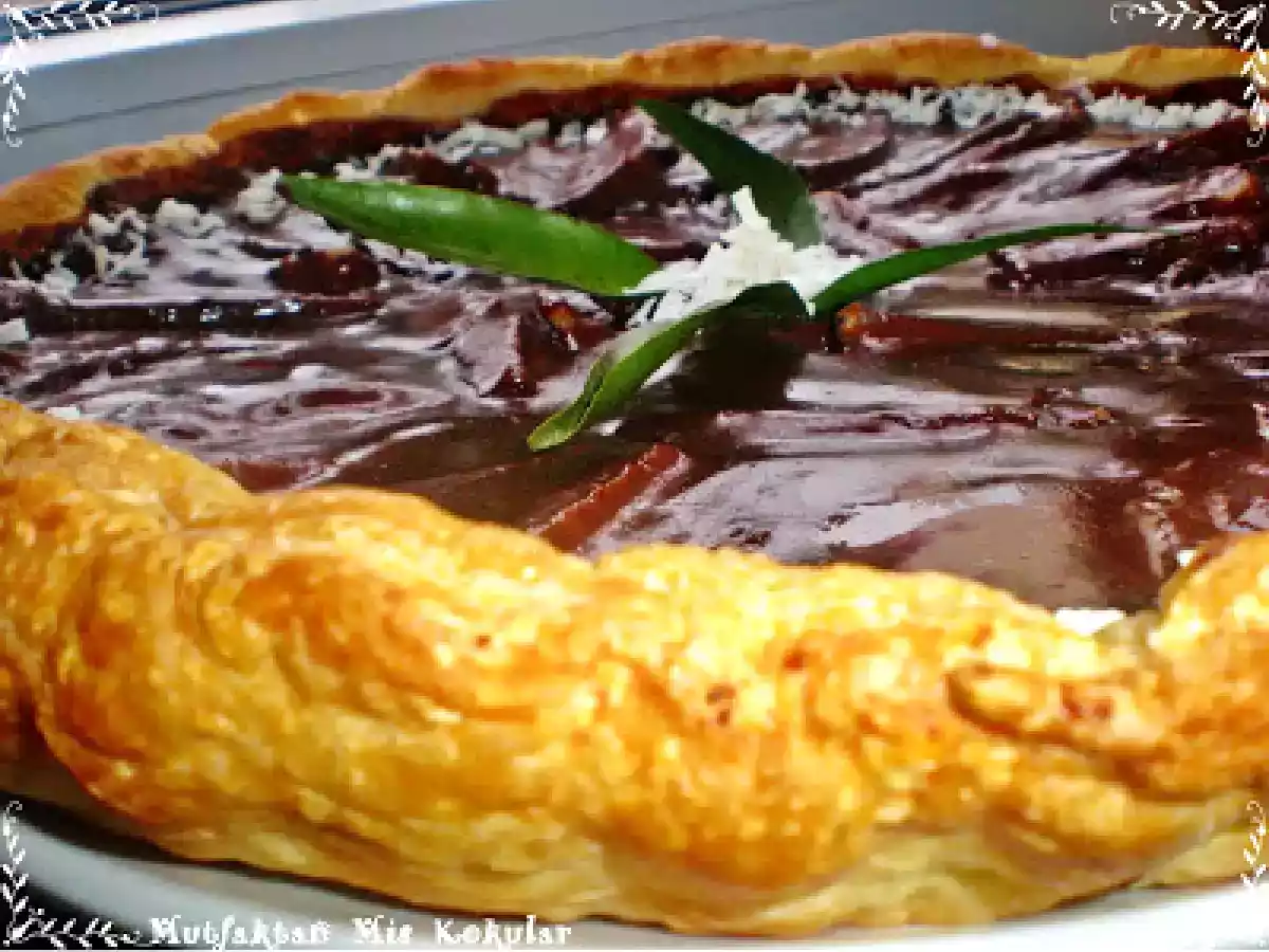Cikolatali Armutlu Tart