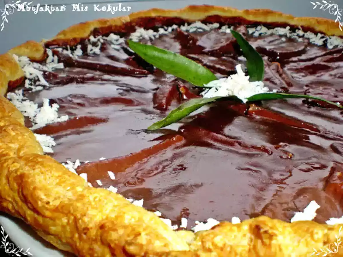 Cikolatali Armutlu Tart - fotoğraf 2