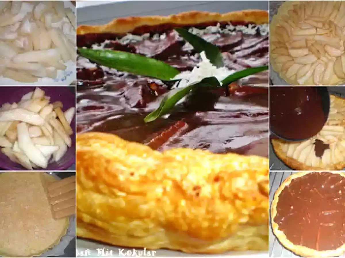Cikolatali Armutlu Tart - fotoğraf 3