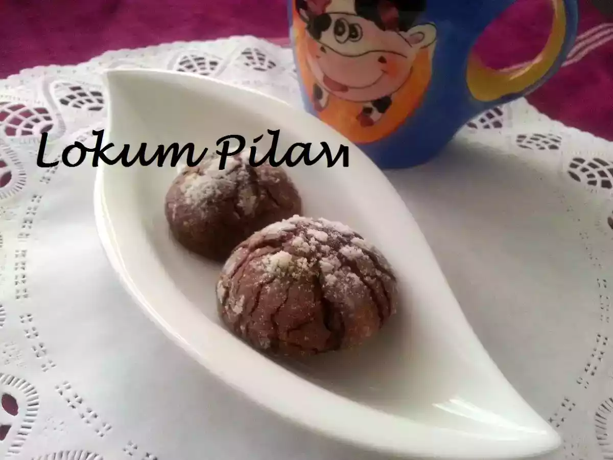 Çikolatalı Çatlak Kurabiye