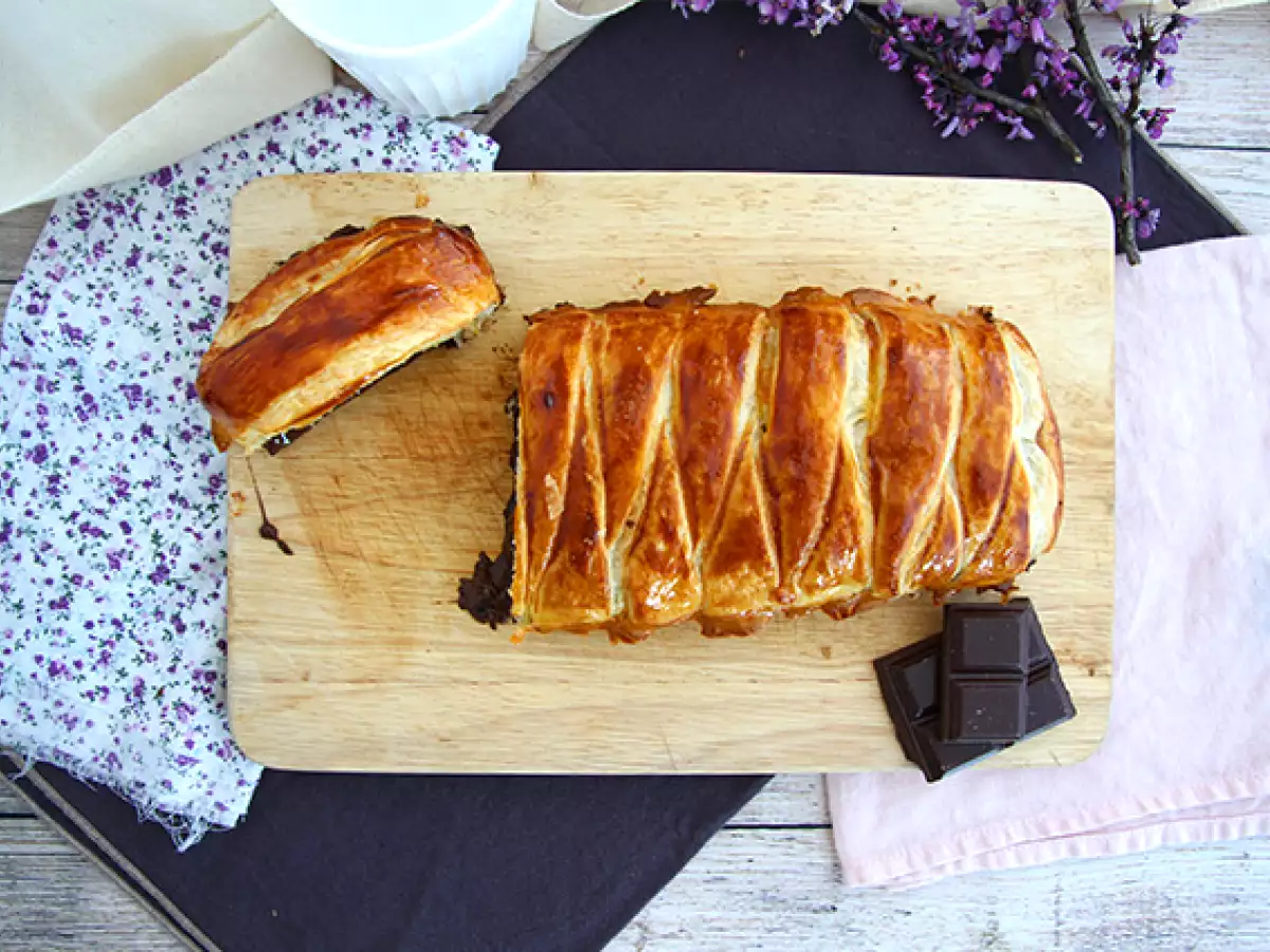 Çikolatalı milföy hamuru - fotoğraf 4