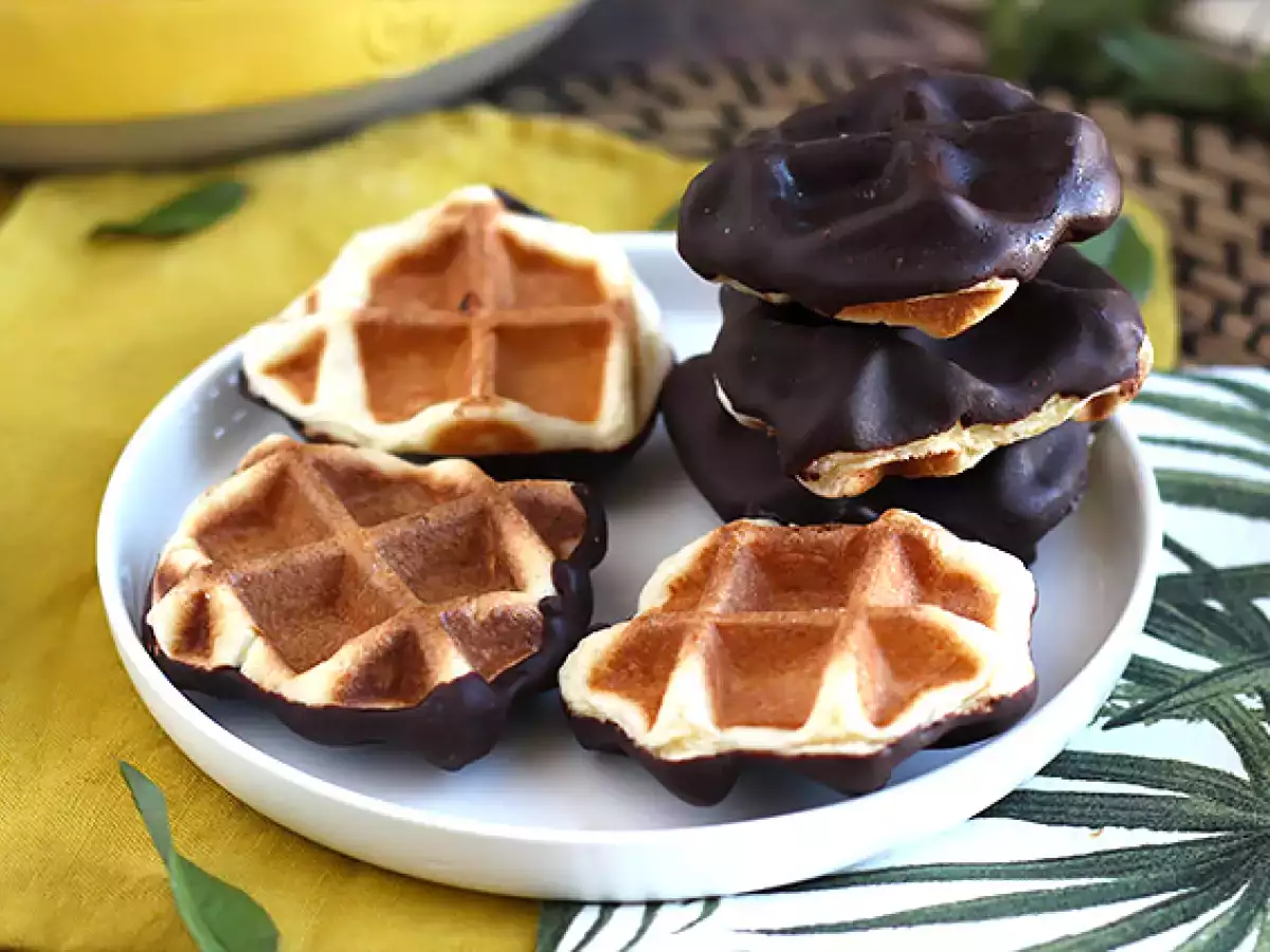 Çikolatalı Mini Waffle
