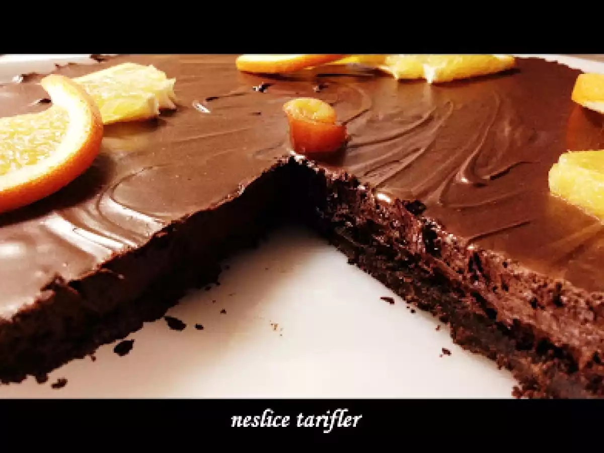 Çikolatalı Muslu Tart - fotoğraf 4