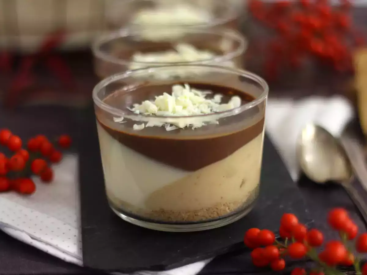 Çikolatalı ve nugalı kuplar. Kolay tarif - fotoğraf 2