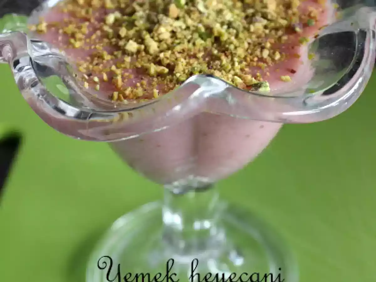 Çilekli puding - fotoğraf 2