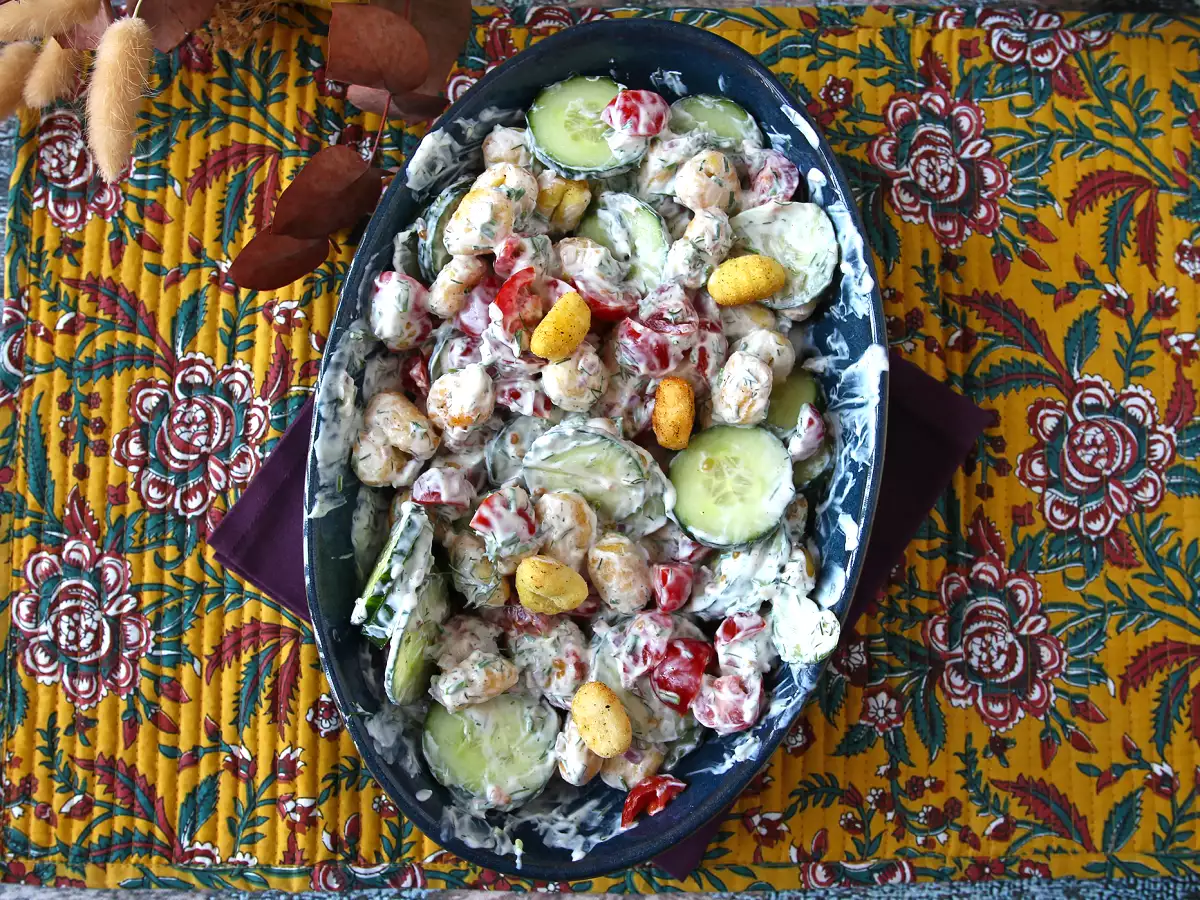 Çıtır gnocchi salatası, ultra şık, lezzetli ve dengeli, yaz için mükemmel! - fotoğraf 5