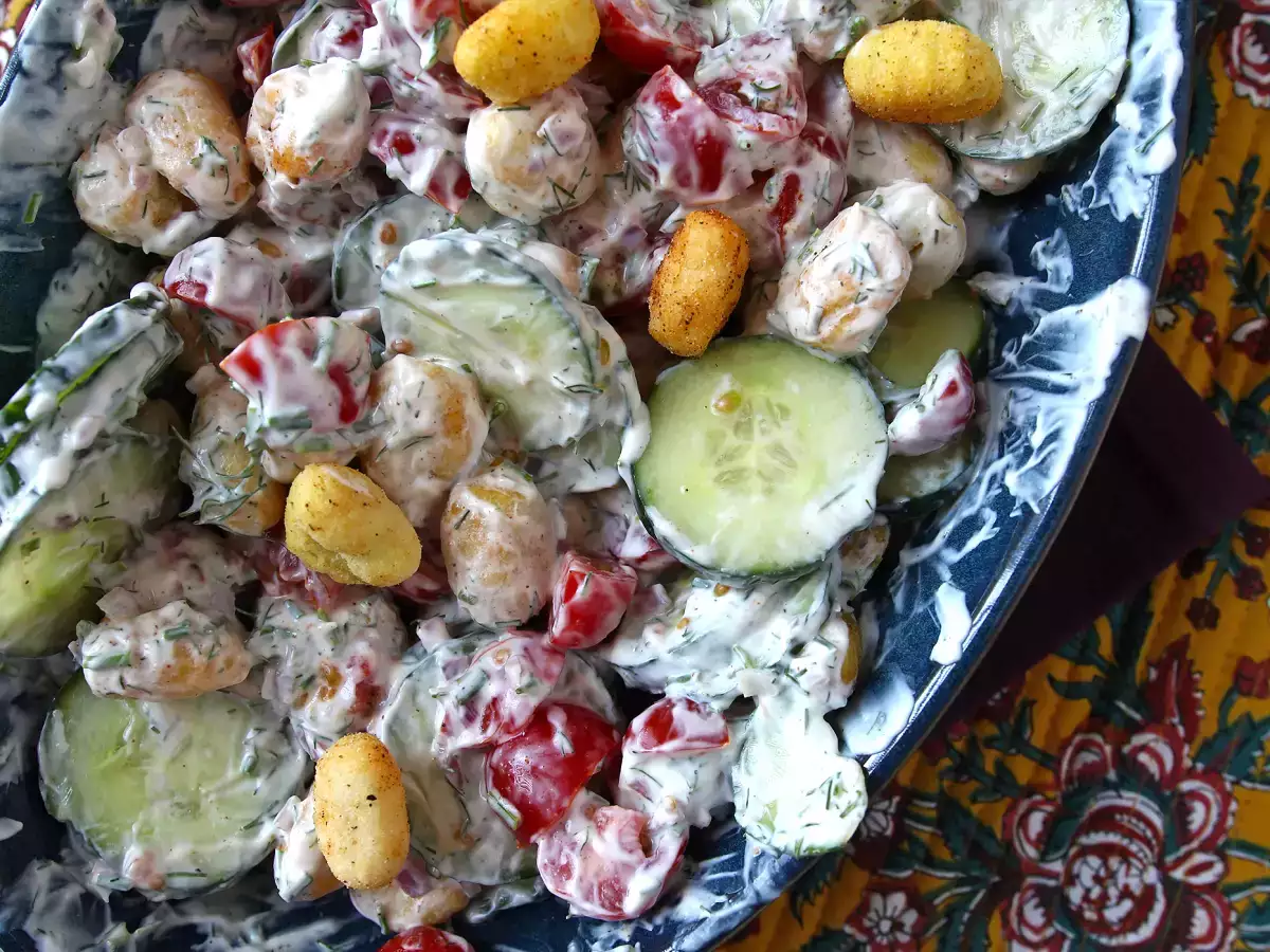Çıtır gnocchi salatası: yaz için mükemmel, çok popüler, lezzetli ve dengeli! - fotoğraf 4