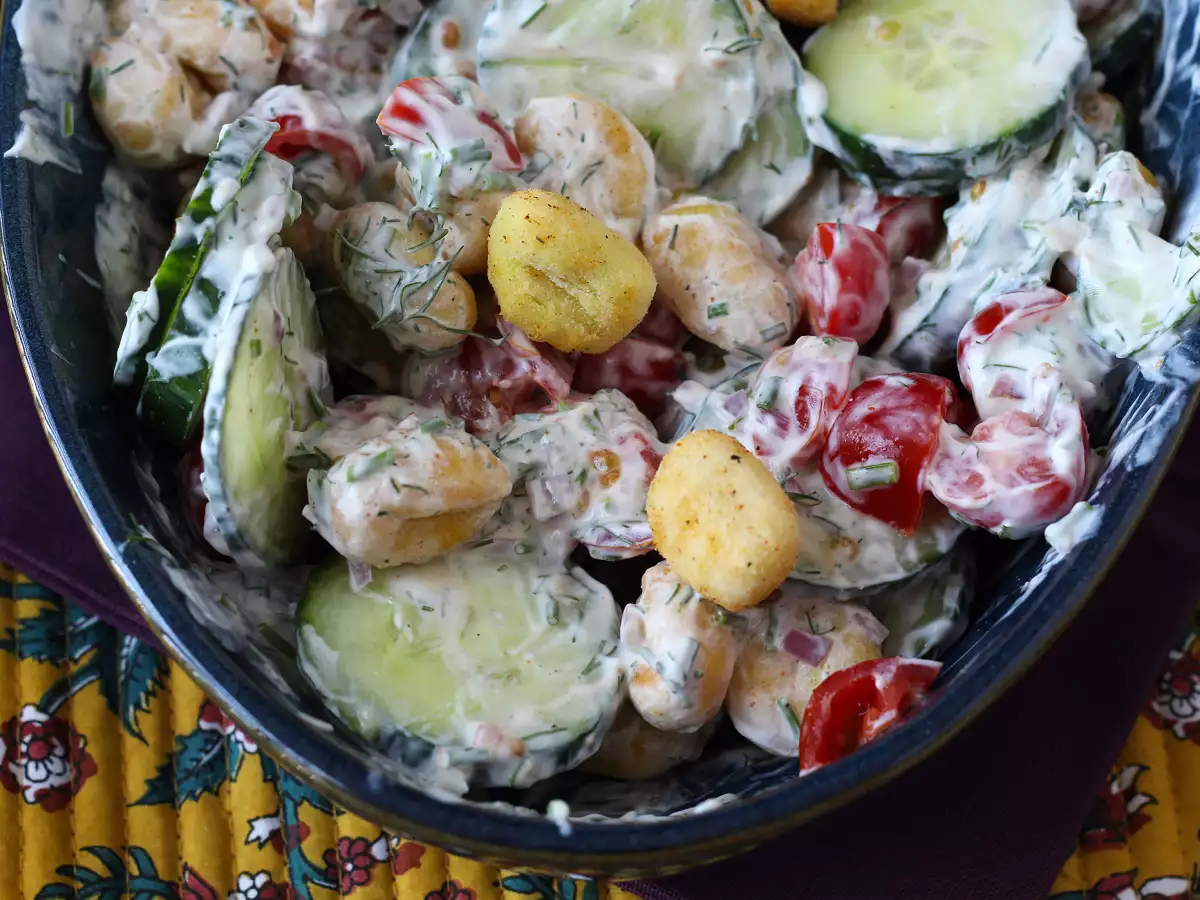 Çıtır gnocchi salatası: yaz için mükemmel, çok popüler, lezzetli ve dengeli! - fotoğraf 6
