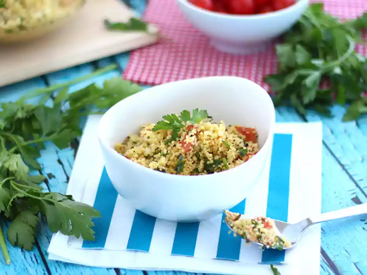 Çok kolay oryantal tabbouleh - fotoğraf 3